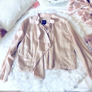 GAP Asymmetrical Blush Lightweight Fashion Jacket